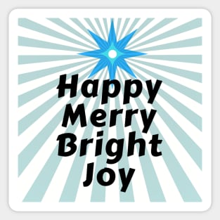 Happy Merry Bright Joy Sticker